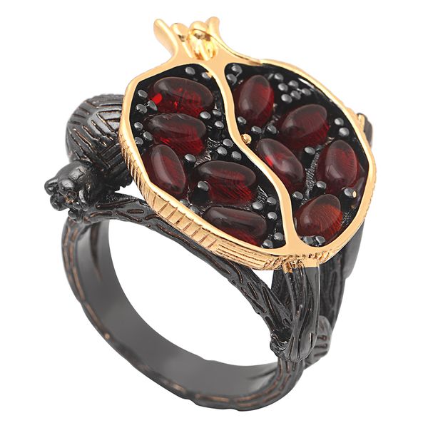 hainon vintage round gold color natural red garnet ring crystal rhinestone leaf bague pomegranate jewelry rings for women, Golden;silver
hainon vintage round gold color natural red garnet ring crystal rhinestone leaf bague pomegranate jewelry rings for women, Golden;silver