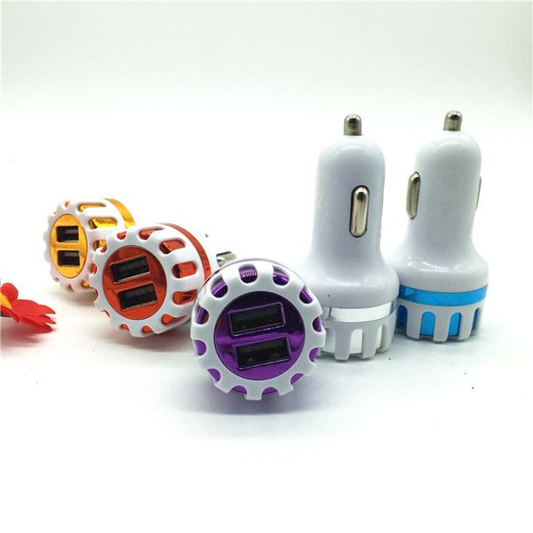 Electroplating 2 1a dual u b car charger for iphone 6 7 8 plu x huawei cell phone
Electroplating 2 1a dual u b car charger for iphone 6 7 8 plu x huawei cell phone