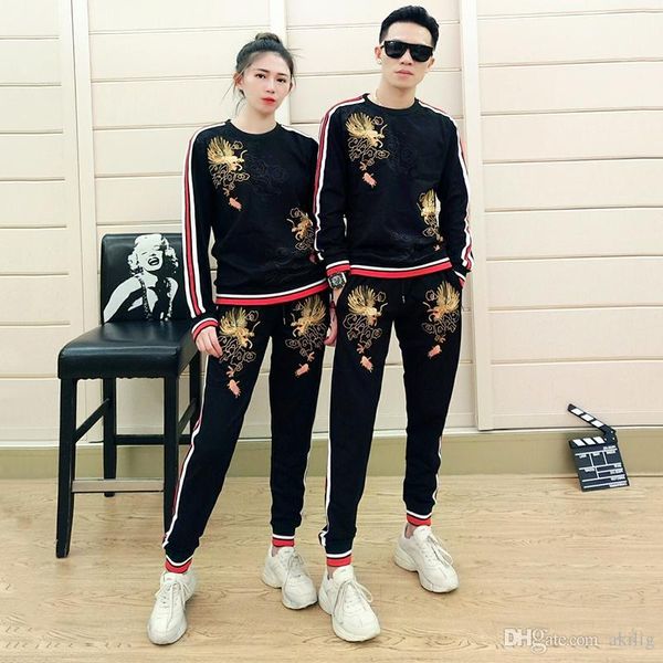 2019 web celebrity men's fashion fall popular logo dragon hoodies chinese style lovers long sleeves casual sports embroidery set size, Gray
2019 web celebrity men's fashion fall popular logo dragon hoodies chinese style lovers long sleeves casual sports embroidery set size, Gray