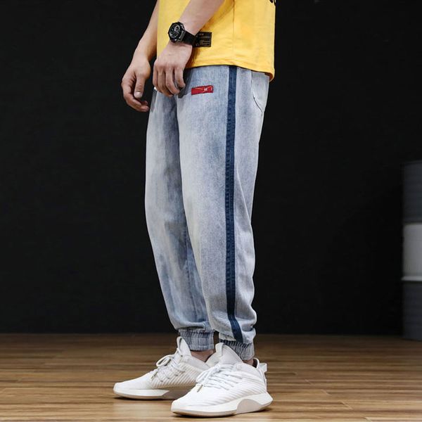 japanese vintage fashion men jeans loose fit light blue stripe designer denim cargo pants streetwear hip hop jeans men joggers
japanese vintage fashion men jeans loose fit light blue stripe designer denim cargo pants streetwear hip hop jeans men joggers