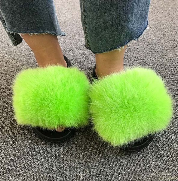 summer women fur slippers real fur slides female indoor flip flops casual raccon sandals furry fluffy plush shoes, Black
summer women fur slippers real fur slides female indoor flip flops casual raccon sandals furry fluffy plush shoes, Black
