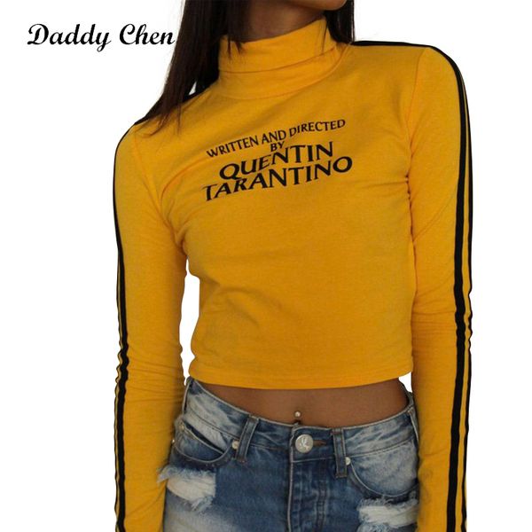 daddy chen short t shirt women long sleeve crop cotton shirt women printed letter slim ladies turtleneck sheer winter, White
daddy chen short t shirt women long sleeve crop cotton shirt women printed letter slim ladies turtleneck sheer winter, White