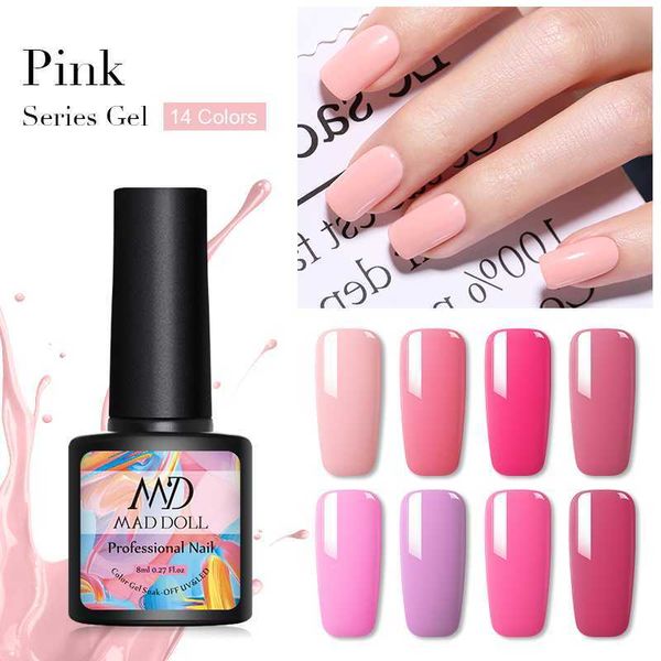 mad doll 8ml pure nail color gel nail polish pink series color soak off uv gel polish art varnish one-smanicur, Red;pink
mad doll 8ml pure nail color gel nail polish pink series color soak off uv gel polish art varnish one-smanicur, Red;pink