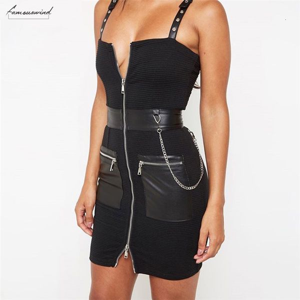 womens new winter dress black sleeveless pu sling dress ladies 2 pocket solid casual sheath zipper placket, Black;gray
womens new winter dress black sleeveless pu sling dress ladies 2 pocket solid casual sheath zipper placket, Black;gray