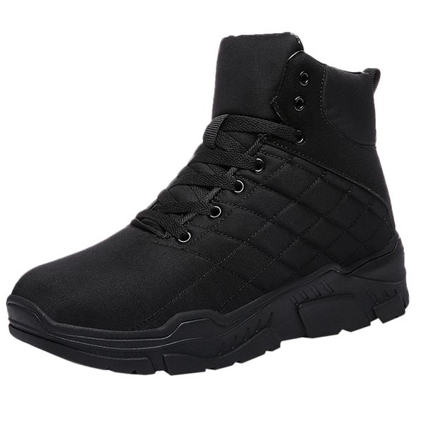 men's winter snow boots shoes suede high casual sneakers man plush keep warm shoes chaussures homme luxury, Black
men's winter snow boots shoes suede high casual sneakers man plush keep warm shoes chaussures homme luxury, Black
