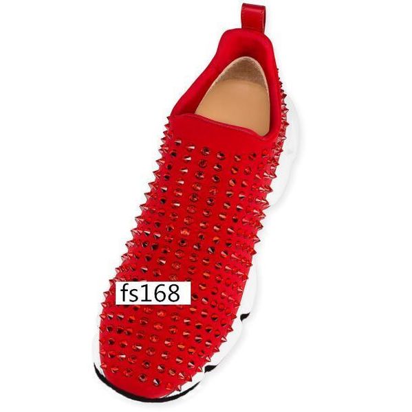 delivery krystal spike sock men trainers luxury red bottom donna sneakers 2, Black
delivery krystal spike sock men trainers luxury red bottom donna sneakers 2, Black