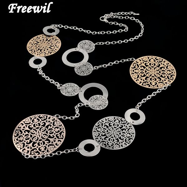 vintage women necklaces&pendants gold silver plated round flower long statement necklace fashion jewelry sne150001
vintage women necklaces&pendants gold silver plated round flower long statement necklace fashion jewelry sne150001