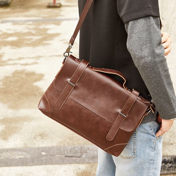 gumst crazy horse leather men's briefcase messenger bag for gentlemen document case portfolio office bag
gumst crazy horse leather men's briefcase messenger bag for gentlemen document case portfolio office bag