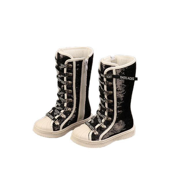 2019 winter new girls princess boots children martin boots female plus velvet baby korean snow boots, Black;grey
2019 winter new girls princess boots children martin boots female plus velvet baby korean snow boots, Black;grey