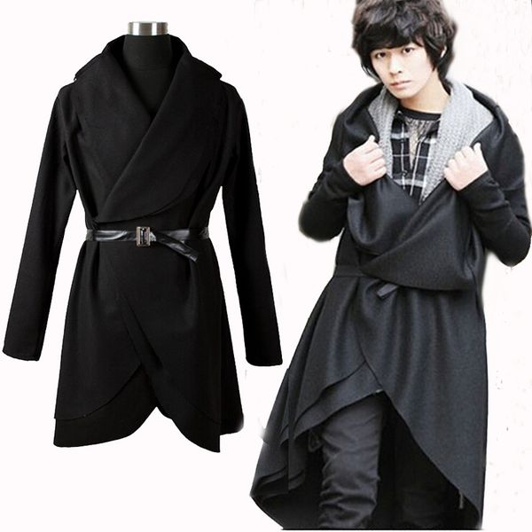 avant garde mens fashion worsted shirts outwear jacket diabolic hooded cape coat cloak shawls for mens warm trench clothing, Tan;black
avant garde mens fashion worsted shirts outwear jacket diabolic hooded cape coat cloak shawls for mens warm trench clothing, Tan;black