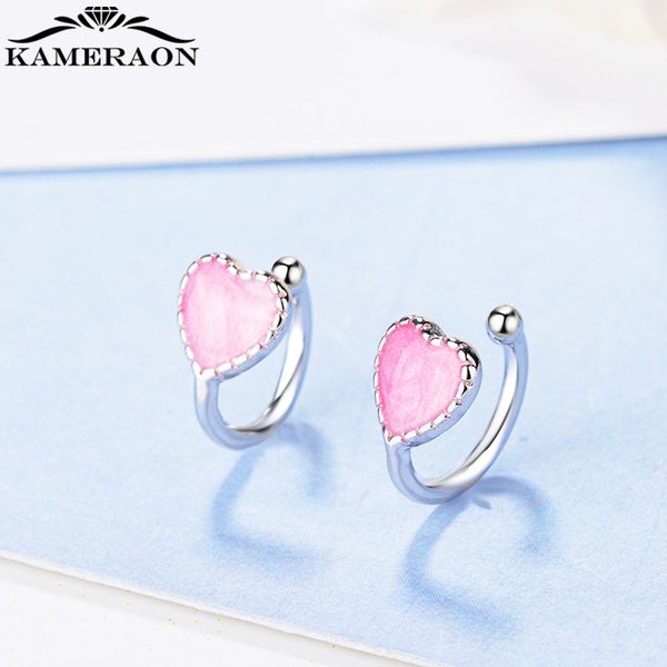 2019 korean heart-shaped ear clips small without puncture women earrings for cartilage ear-cuffs fashion jewelry piercing snag, Silver
2019 korean heart-shaped ear clips small without puncture women earrings for cartilage ear-cuffs fashion jewelry piercing snag, Silver