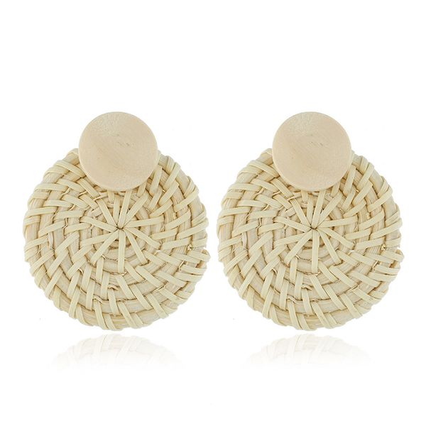2019 statement rattan knit earrings drop for women round boho wood straw braided female dangle earrings beach summer fashion, Silver
2019 statement rattan knit earrings drop for women round boho wood straw braided female dangle earrings beach summer fashion, Silver