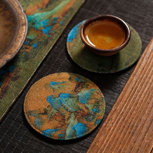 traditional chinese landscape table placemats drink coasters mat mug cup pads table mat kitchen accessories decoration home
traditional chinese landscape table placemats drink coasters mat mug cup pads table mat kitchen accessories decoration home