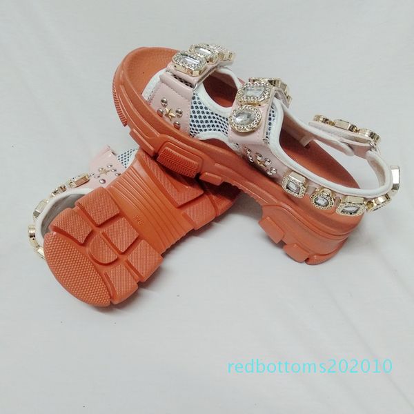 2019 the latest rhinestone platform sandals beige luxury beach designer slides fashion women designer shoes summer with box r100, Black
2019 the latest rhinestone platform sandals beige luxury beach designer slides fashion women designer shoes summer with box r100, Black