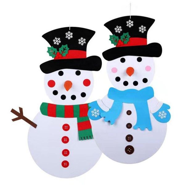 1 set cartoon non-woven fabrics christmas snowman felt diy craft handcraft christmas decorations ornaments kids gifts
1 set cartoon non-woven fabrics christmas snowman felt diy craft handcraft christmas decorations ornaments kids gifts