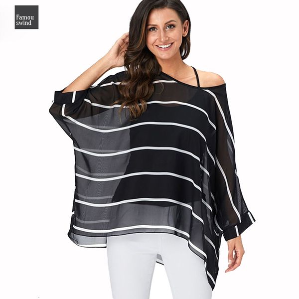 5xl 6xl блуза плюс размер тис рубашка женщина нью-полосатая печать summer tops batwing втулка вскользь шифоновые блуз 2019, White
5xl 6xl блуза плюс размер тис рубашка женщина нью-полосатая печать summer tops batwing втулка вскользь шифоновые блуз 2019, White