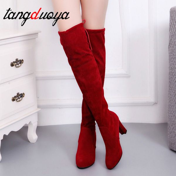 faux suede slim boots over the knee high women snow boots women's fashion winter thigh high shoes woman long, Black
faux suede slim boots over the knee high women snow boots women's fashion winter thigh high shoes woman long, Black
