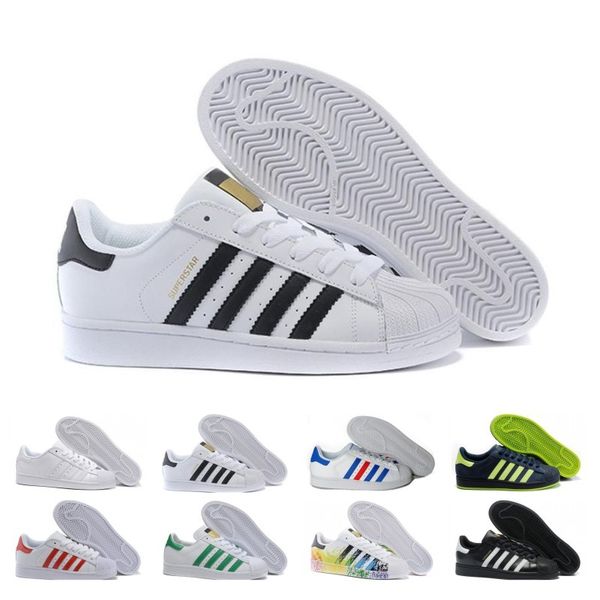 new arrival super star white hologram iridescent junior superstars 80s pride womens mens trainers superstar designer casual shoes us 5, Black
new arrival super star white hologram iridescent junior superstars 80s pride womens mens trainers superstar designer casual shoes us 5, Black