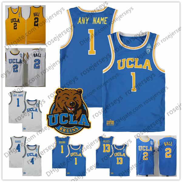 custom 2019 ncaa ucla basketball any name number blue white yellow #1 moses brown 4 jaylen hands 13 kris wilkes men youth jersey, Black
custom 2019 ncaa ucla basketball any name number blue white yellow #1 moses brown 4 jaylen hands 13 kris wilkes men youth jersey, Black