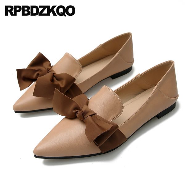 ladies china 11 white size 41 bow large designer chinese women flats shoes with little cute bowtie pointed toe brand brown, Black
ladies china 11 white size 41 bow large designer chinese women flats shoes with little cute bowtie pointed toe brand brown, Black