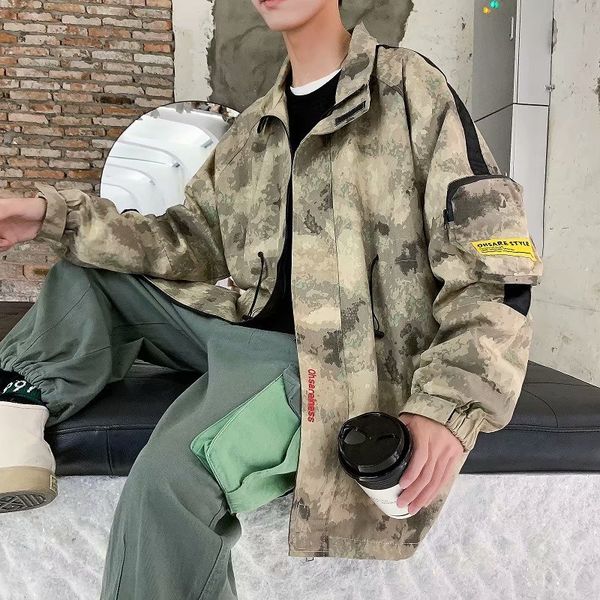 2019 new style spring and autumn workwear camouflage jacket men korean-style trend handsome on clothes loose-fit hong kong style, Black;brown
2019 new style spring and autumn workwear camouflage jacket men korean-style trend handsome on clothes loose-fit hong kong style, Black;brown