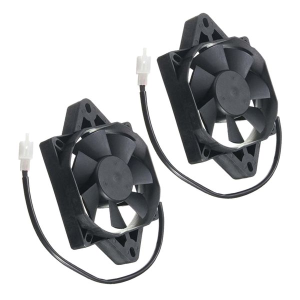 2x square racing electric radiator cooling fan for 150-250 cc atv utv quad go kart buggy motorcycle -black
2x square racing electric radiator cooling fan for 150-250 cc atv utv quad go kart buggy motorcycle -black