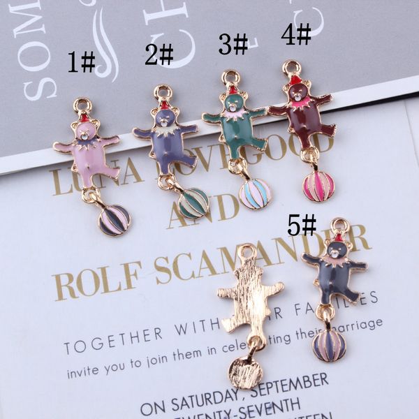 10pcs/lot circus elephant bear on ball enamel charm alloy pendant fit necklaces bracelet diy fashion jewelry accessories, Bronze;silver
10pcs/lot circus elephant bear on ball enamel charm alloy pendant fit necklaces bracelet diy fashion jewelry accessories, Bronze;silver