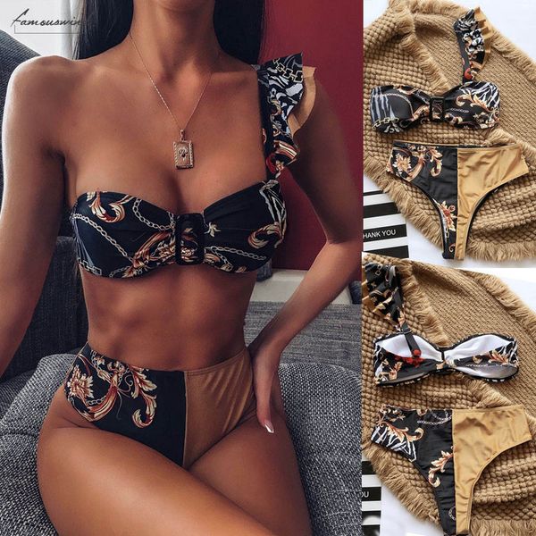 bikini 2020 women patchwork ruffles buckle bikini push up padded swimwear swimsuit set bathing suit women swimwear women c, White;black
bikini 2020 women patchwork ruffles buckle bikini push up padded swimwear swimsuit set bathing suit women swimwear women c, White;black