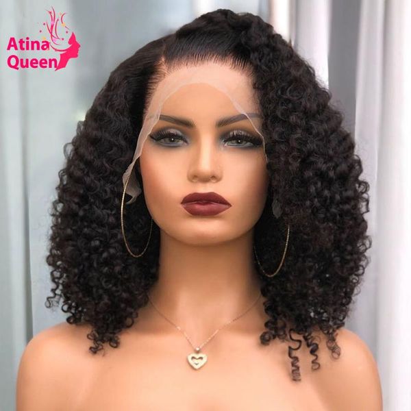 150 density short bob invisible pu silk base wig afro kinky curly lace front human hair wigs pre plucked remy for black women, Black;brown
150 density short bob invisible pu silk base wig afro kinky curly lace front human hair wigs pre plucked remy for black women, Black;brown