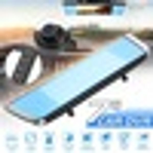 7 inch screen full hd 1080p 170 degree angle car dvr camera blue rear view mirror video recorder dual lens dash cam detector
7 inch screen full hd 1080p 170 degree angle car dvr camera blue rear view mirror video recorder dual lens dash cam detector