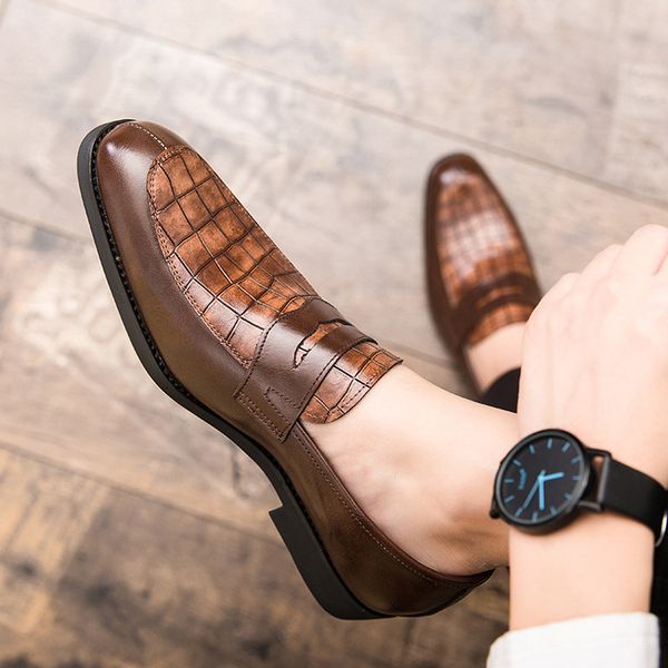 2020 new cross-border large size mens leather shoes fashion pointed trend british mens wedding shoes crocodile pointed leather shoes men, Black
2020 new cross-border large size mens leather shoes fashion pointed trend british mens wedding shoes crocodile pointed leather shoes men, Black