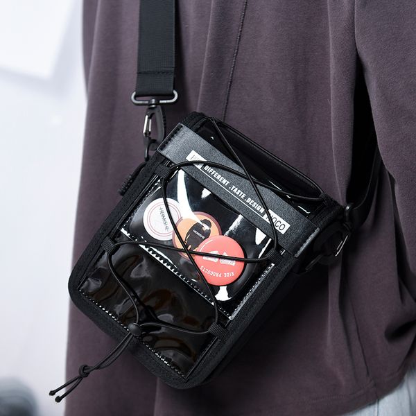 transparent bag man tide brand personality japanese man men shoulder bag small streets wind energy charter messenger bag
transparent bag man tide brand personality japanese man men shoulder bag small streets wind energy charter messenger bag