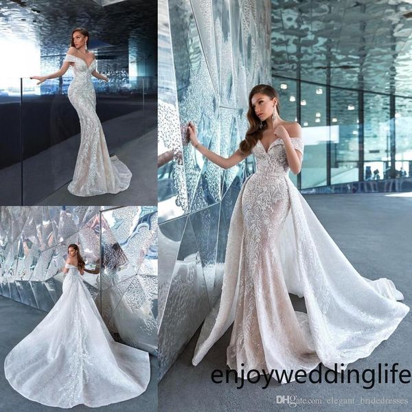 gorgeous lace mermaid wedding dresses 2020 new illusion detachable wedding gowns appliques beads luxury bridal gowns, White
gorgeous lace mermaid wedding dresses 2020 new illusion detachable wedding gowns appliques beads luxury bridal gowns, White