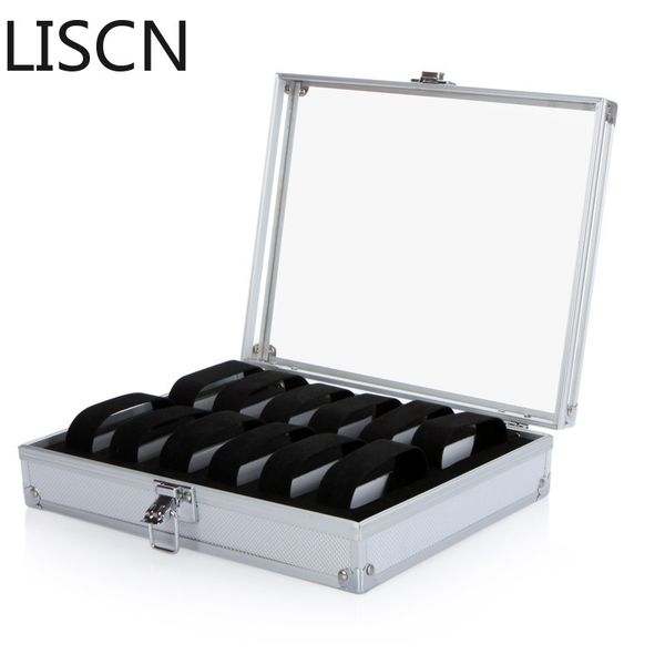 watch box 12 grids aluminum alloy watches display case jewelry storage organizer watch box gift organizer caja reloj, Black;blue
watch box 12 grids aluminum alloy watches display case jewelry storage organizer watch box gift organizer caja reloj, Black;blue