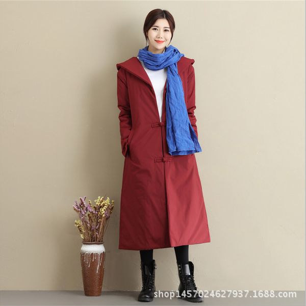 asa woo autumn and winter new products cotton-padded jacket chinese-style ethnic-style women's dress long hooded frog cotton-pad, Blue;black
asa woo autumn and winter new products cotton-padded jacket chinese-style ethnic-style women's dress long hooded frog cotton-pad, Blue;black