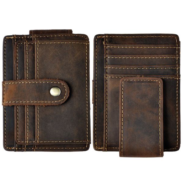 cattle male real leather case bill holder magnet money clip slim handy wallet mini front pocket purse for men 1025, Red;black
cattle male real leather case bill holder magnet money clip slim handy wallet mini front pocket purse for men 1025, Red;black
