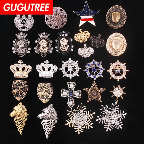 gugutree brooch breastpin horse wolf crown star snowflower patch badges applique patches for clothing hh-97, Black
gugutree brooch breastpin horse wolf crown star snowflower patch badges applique patches for clothing hh-97, Black