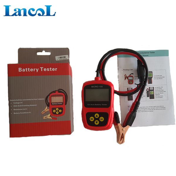 automotive multi languages outillage automobile 12v lead-acid battery tester micro-100 battery analyzer printer
automotive multi languages outillage automobile 12v lead-acid battery tester micro-100 battery analyzer printer