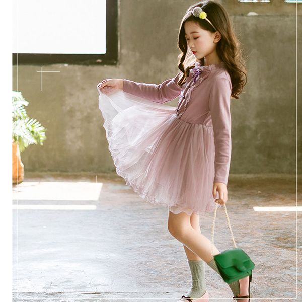 girl princess dress fashion casual round collar long sleeve flower decorated tulle kids party dress, Red;yellow
girl princess dress fashion casual round collar long sleeve flower decorated tulle kids party dress, Red;yellow