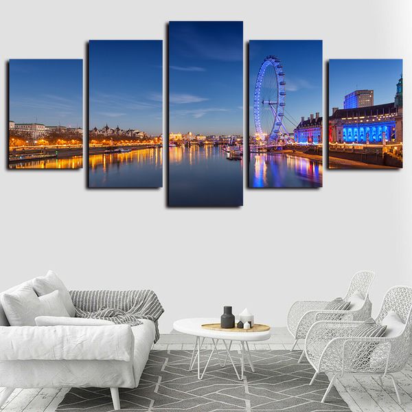 5 panels london ferris wheel modern artworks giclee canvas wall art for home decor abstract poster canvas print oil painting
5 panels london ferris wheel modern artworks giclee canvas wall art for home decor abstract poster canvas print oil painting