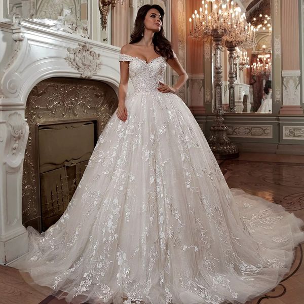 Off The Shoulder Short Sleeve Beading Crystal Sequins Luxury Ball Gown Wedding Dresses Plus Size Vestido De Noiva Princesa, Champagne
Off The Shoulder Short Sleeve Beading Crystal Sequins Luxury Ball Gown Wedding Dresses Plus Size Vestido De Noiva Princesa, Champagne
