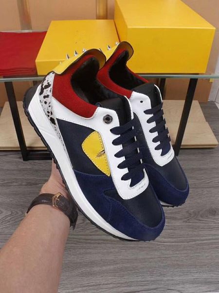little monsters eyes all cowhide stitching men's casual flat sneakers luxury brands come 100350, Black
little monsters eyes all cowhide stitching men's casual flat sneakers luxury brands come 100350, Black