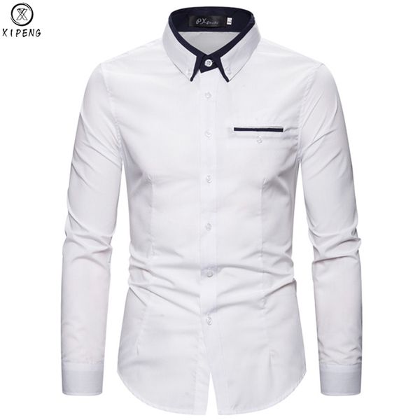 2020 new fashion camisa masculina long sleeve shirt men slim fit design formal casual brand male business dress shirt size -5xl, White;black
2020 new fashion camisa masculina long sleeve shirt men slim fit design formal casual brand male business dress shirt size -5xl, White;black