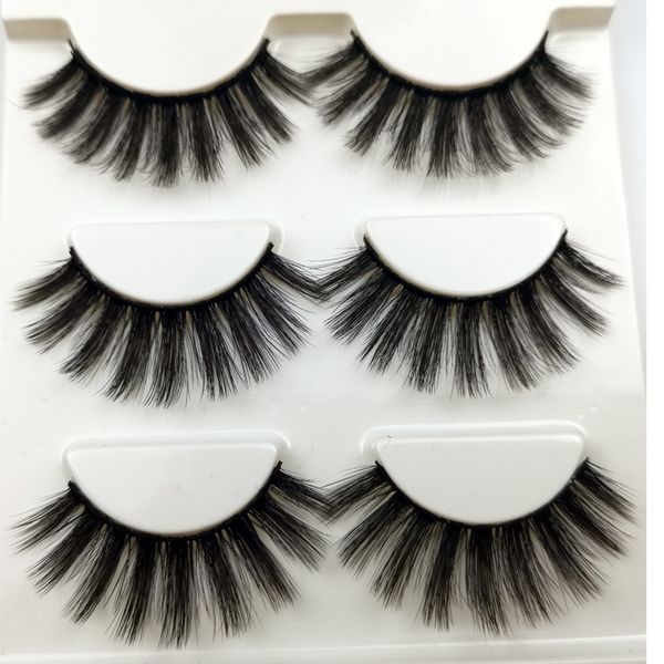 2019 new 3 pairs mink eyelashes natural fake eye lashes make up handmade 3d mink lashes false lash volume eyelash extension
2019 new 3 pairs mink eyelashes natural fake eye lashes make up handmade 3d mink lashes false lash volume eyelash extension