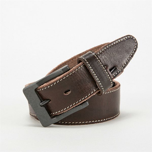 italian cow leather belt vintage new high-end men's leather cattle leisure pin buckle strap luxury designer belts, Black;brown
italian cow leather belt vintage new high-end men's leather cattle leisure pin buckle strap luxury designer belts, Black;brown