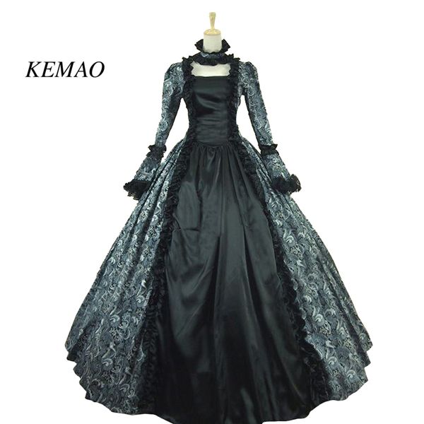 kemao викторианский рококо женского костюма взрослых платье фиолетовый vintage косплей стекались длинные рукава белл голеностопного длина, White;black
kemao викторианский рококо женского костюма взрослых платье фиолетовый vintage косплей стекались длинные рукава белл голеностопного длина, White;black