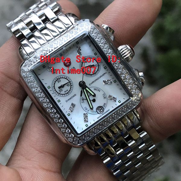 luxury watch michele signature deco diamonds mop shell dial diamond mark quartz movement watch women's mww06p000099 lady watches 33mm, Slivery;brown
luxury watch michele signature deco diamonds mop shell dial diamond mark quartz movement watch women's mww06p000099 lady watches 33mm, Slivery;brown