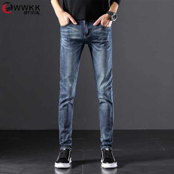 wwkk 2020 discount men slim jeans on men fashion blue cotton business long trousers large size 37 38
wwkk 2020 discount men slim jeans on men fashion blue cotton business long trousers large size 37 38