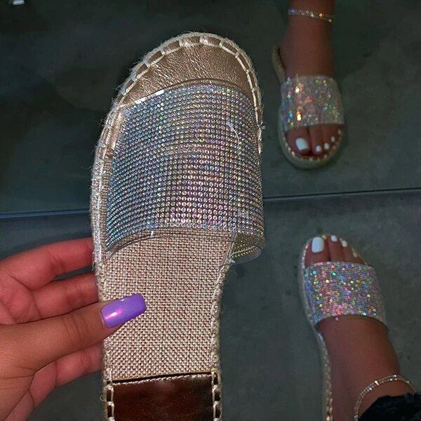 glitter slippers women summer sandals 2020 fashion bling female candy color flip flops beach diamond flat shoes outdoor sandals, Black
glitter slippers women summer sandals 2020 fashion bling female candy color flip flops beach diamond flat shoes outdoor sandals, Black
