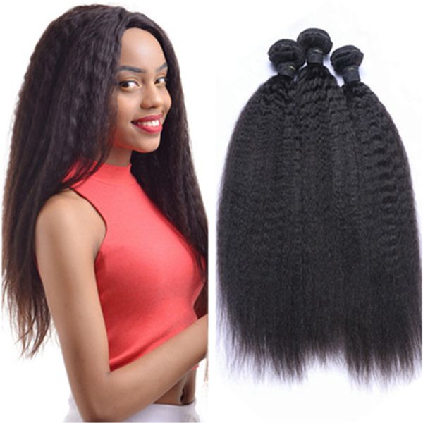 peruvian kinky straight human hair wefts extensions italian coarse yaki human hair weave bundles 10-30" 3pcs virgin hair weaving, Black
peruvian kinky straight human hair wefts extensions italian coarse yaki human hair weave bundles 10-30" 3pcs virgin hair weaving, Black